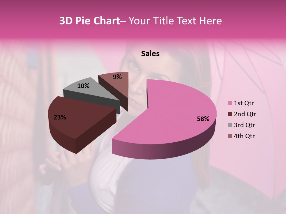 Alone Rainy Day Calm PowerPoint Template