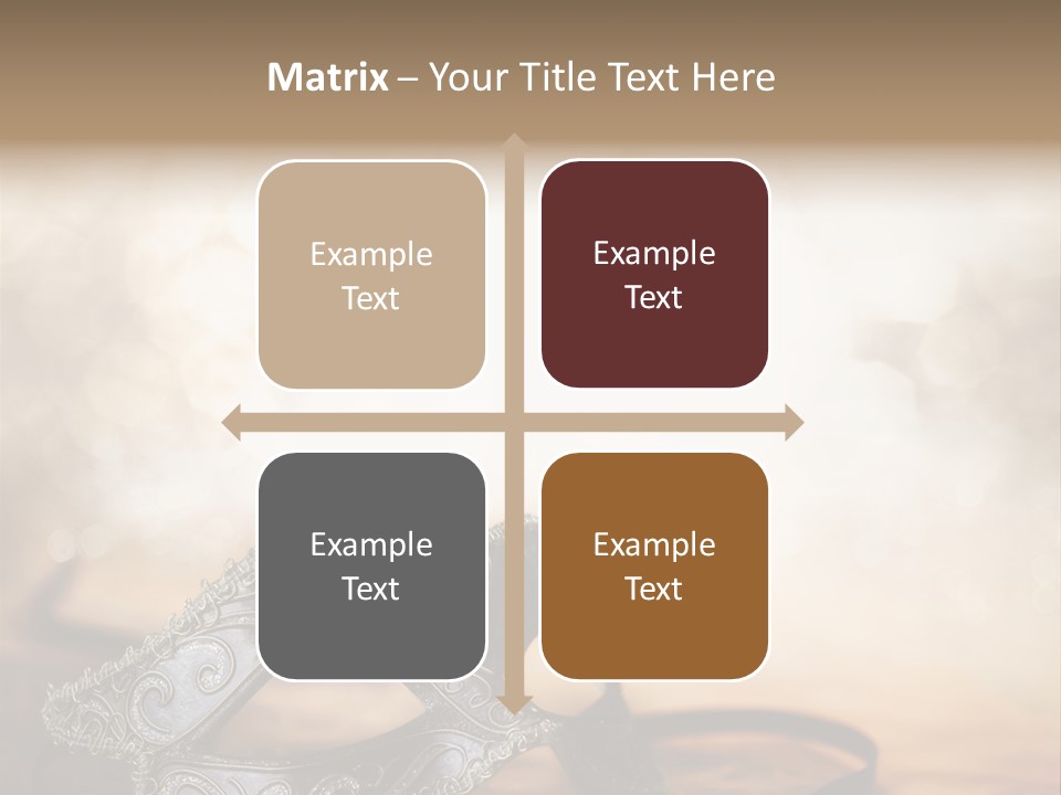 Traditional New Year's Eve Venetian PowerPoint Template