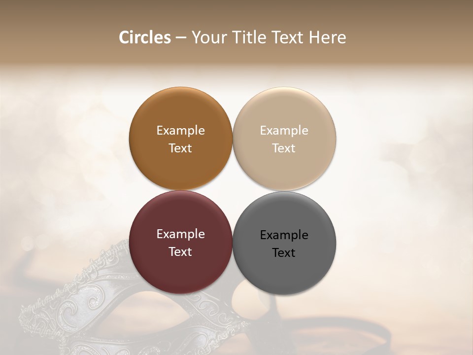 Traditional New Year's Eve Venetian PowerPoint Template