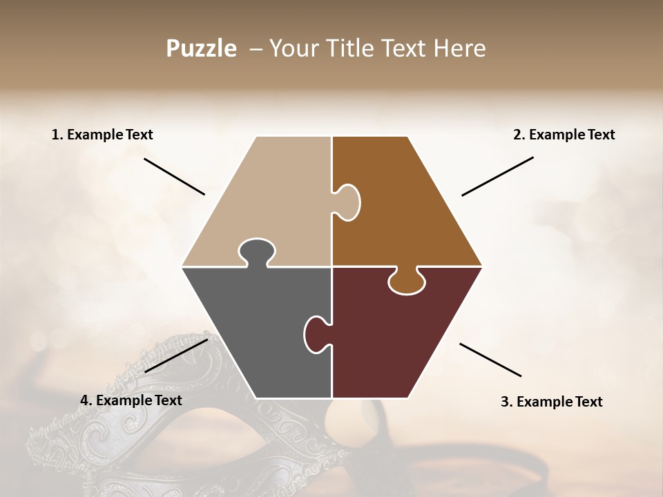 Traditional New Year's Eve Venetian PowerPoint Template