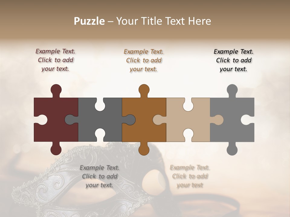 Traditional New Year's Eve Venetian PowerPoint Template