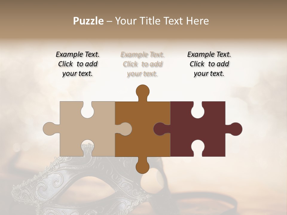 Traditional New Year's Eve Venetian PowerPoint Template