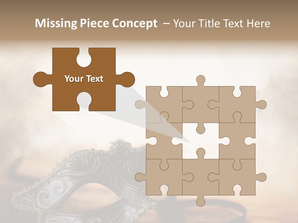 Traditional New Year's Eve Venetian PowerPoint Template