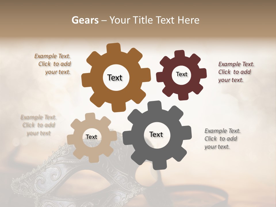 Traditional New Year's Eve Venetian PowerPoint Template