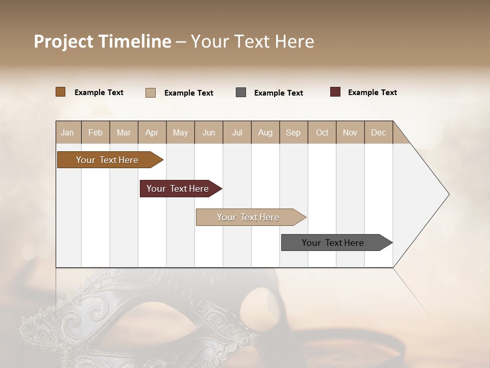 Traditional New Year's Eve Venetian PowerPoint Template