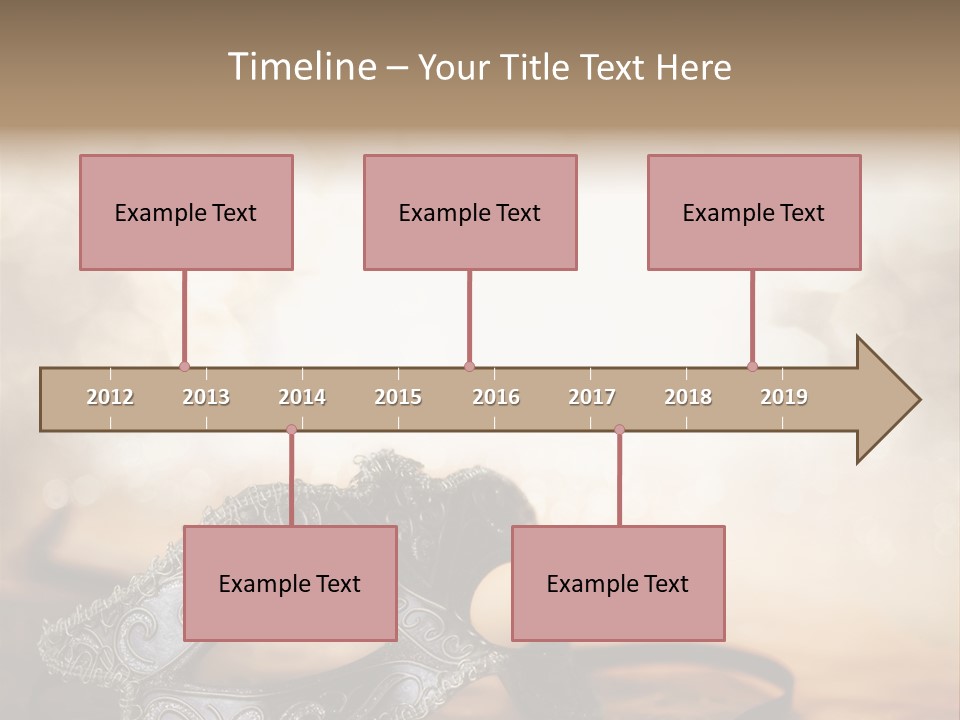 Traditional New Year's Eve Venetian PowerPoint Template