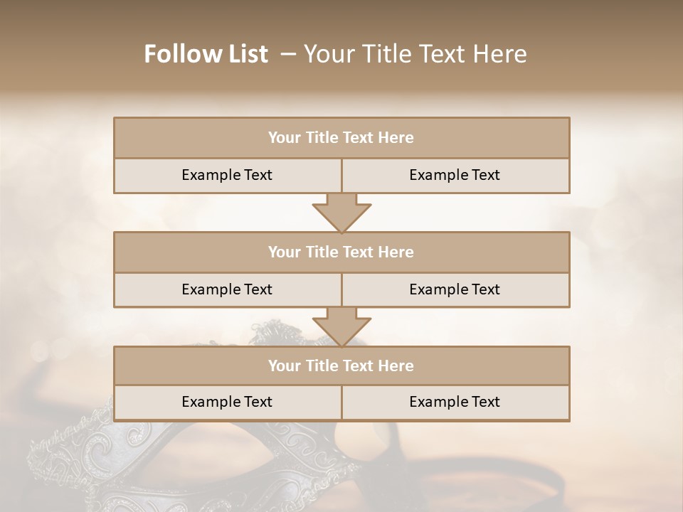 Traditional New Year's Eve Venetian PowerPoint Template