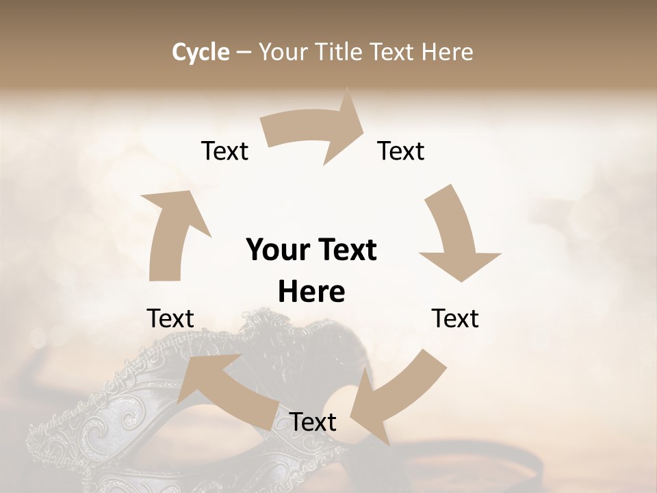 Traditional New Year's Eve Venetian PowerPoint Template