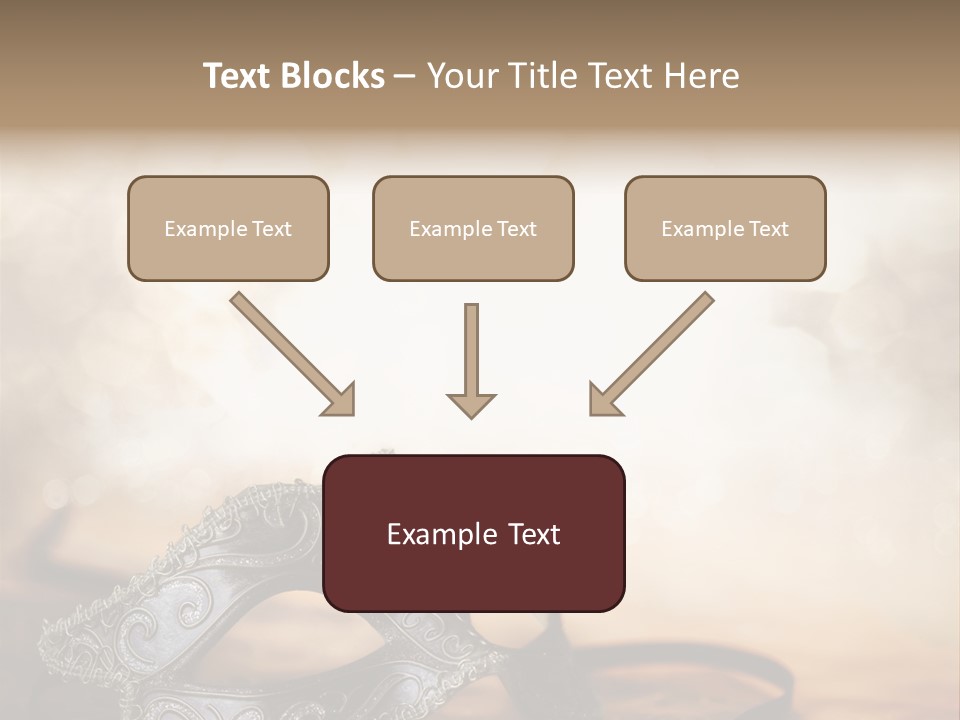 Traditional New Year's Eve Venetian PowerPoint Template