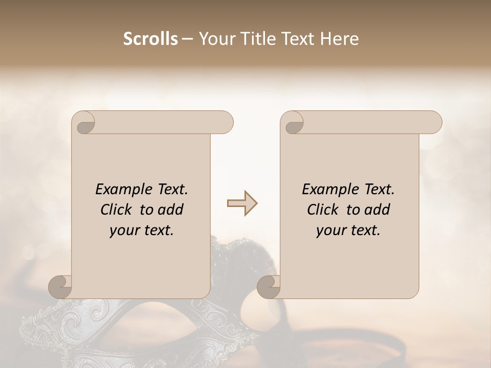 Traditional New Year's Eve Venetian PowerPoint Template