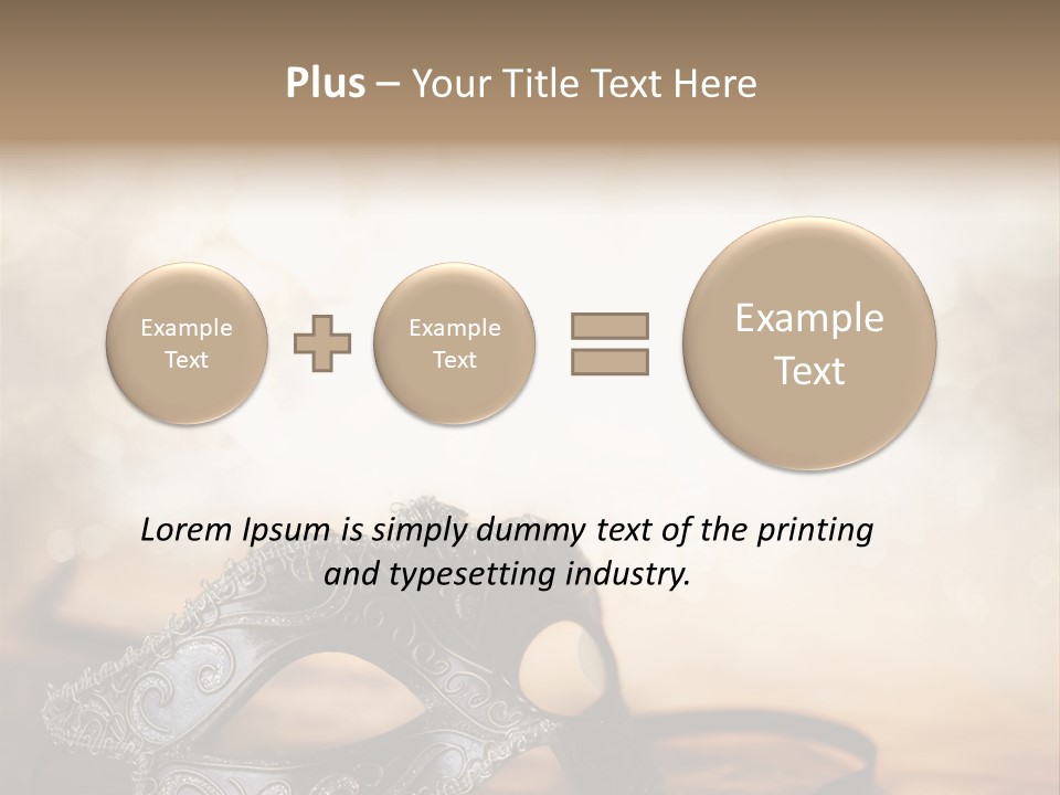 Traditional New Year's Eve Venetian PowerPoint Template