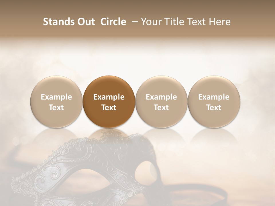 Traditional New Year's Eve Venetian PowerPoint Template