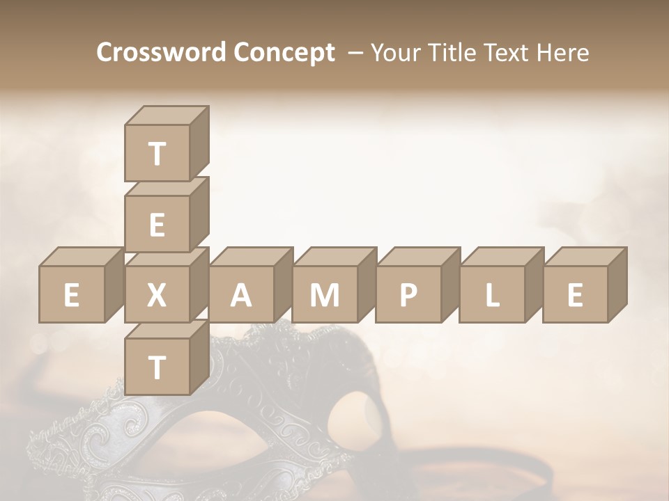 Traditional New Year's Eve Venetian PowerPoint Template