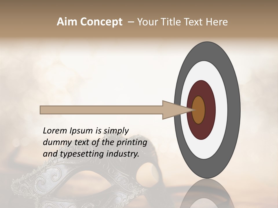 Traditional New Year's Eve Venetian PowerPoint Template