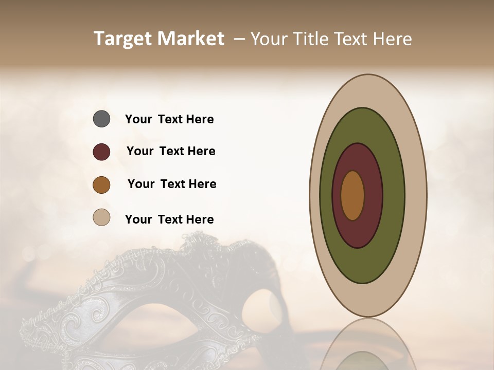 Traditional New Year's Eve Venetian PowerPoint Template