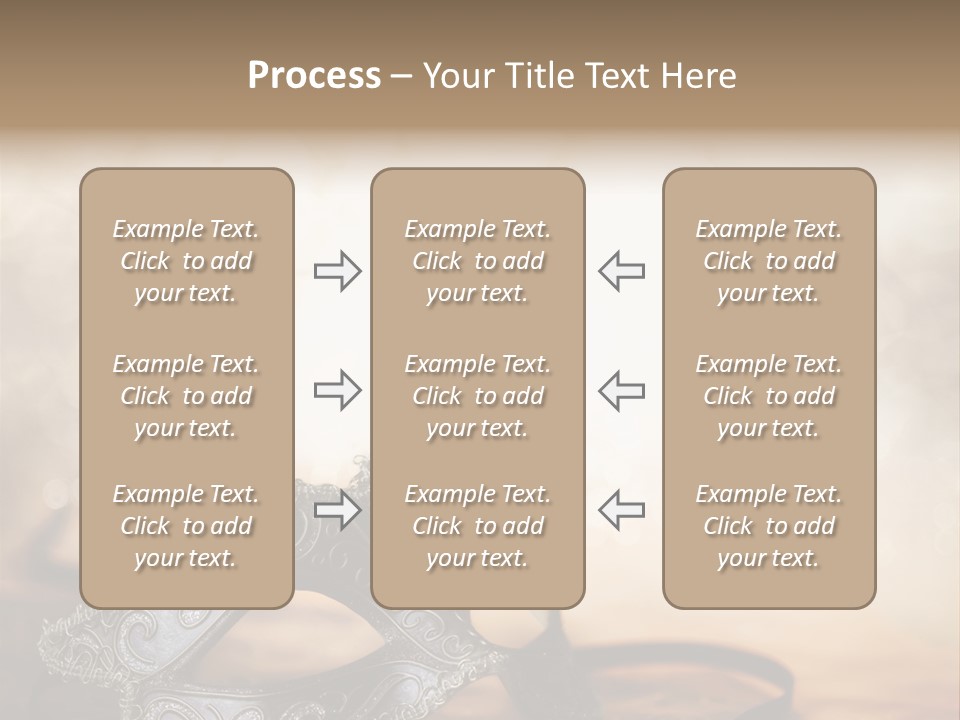 Traditional New Year's Eve Venetian PowerPoint Template
