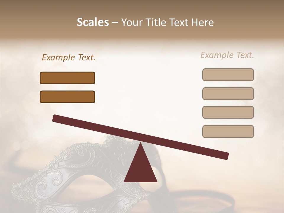 Traditional New Year's Eve Venetian PowerPoint Template