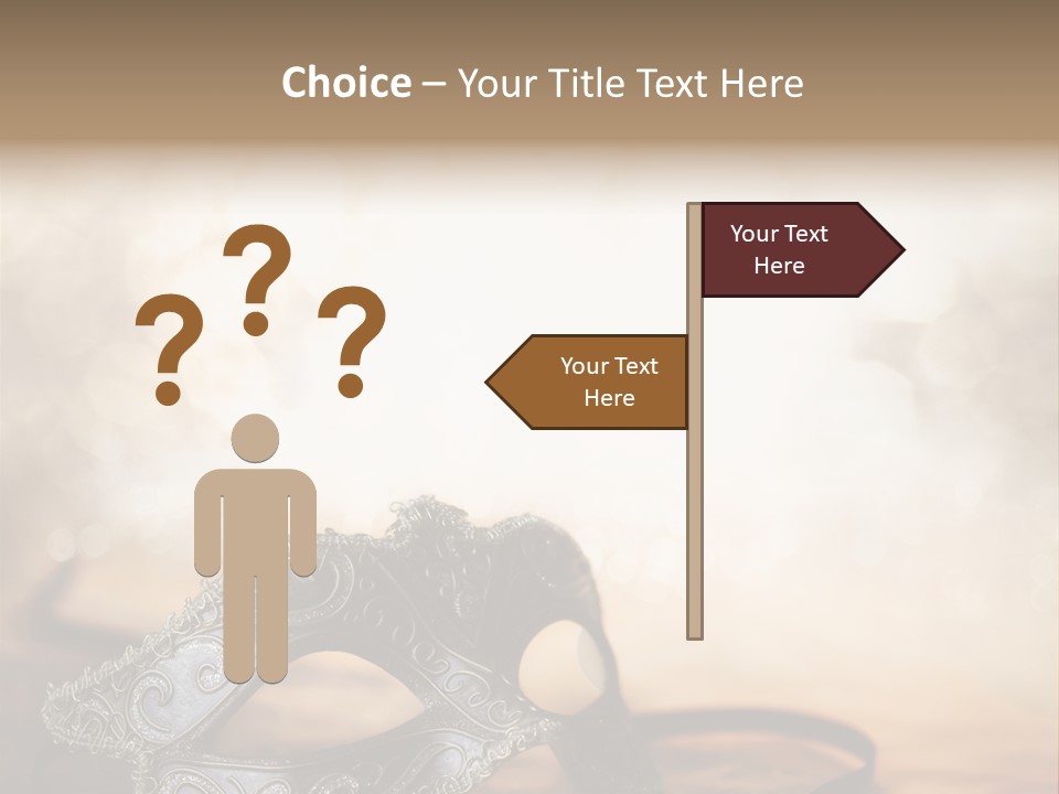 Traditional New Year's Eve Venetian PowerPoint Template