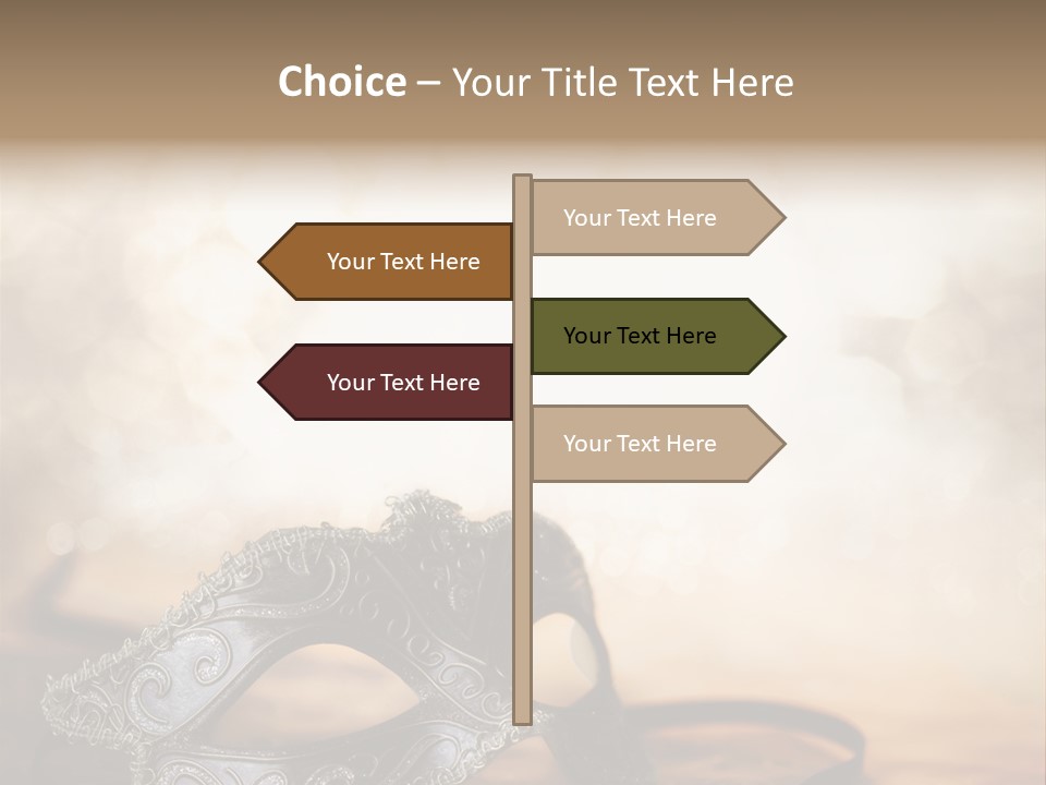 Traditional New Year's Eve Venetian PowerPoint Template