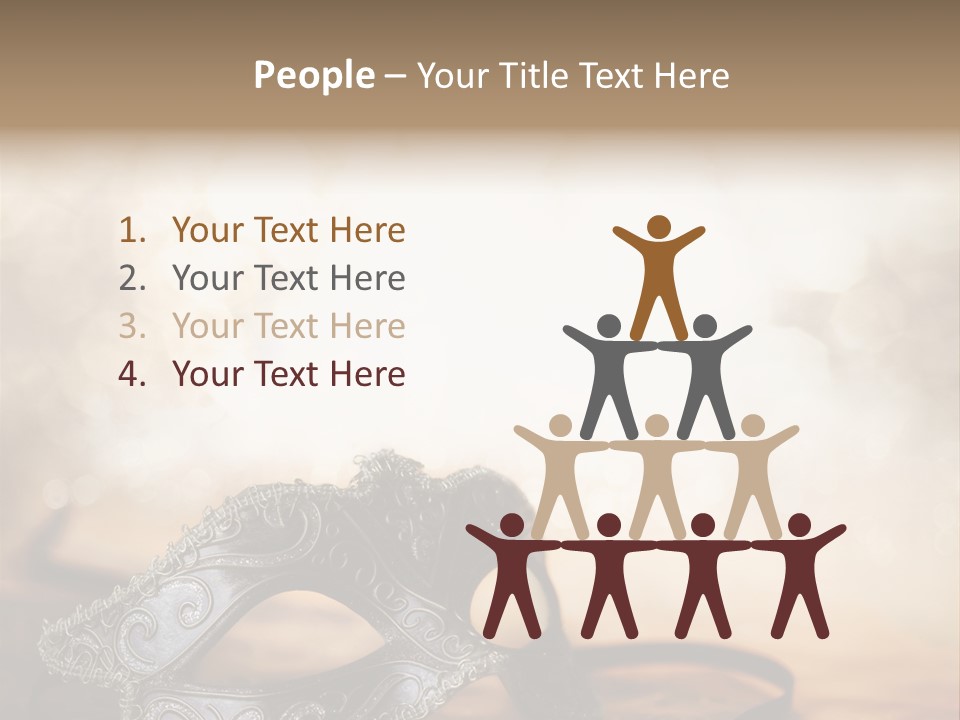 Traditional New Year's Eve Venetian PowerPoint Template