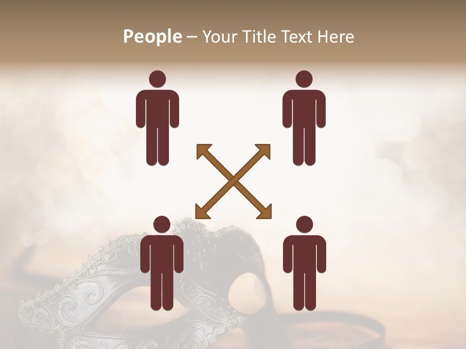 Traditional New Year's Eve Venetian PowerPoint Template