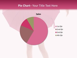 Cute Heels Umbrella PowerPoint Template