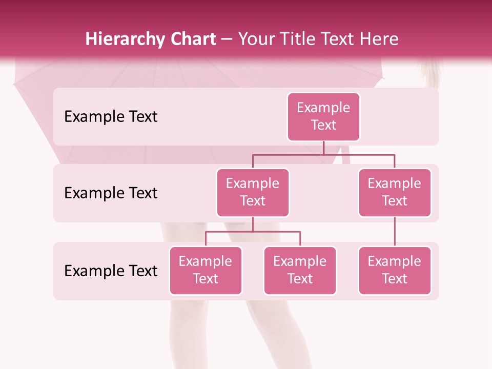 Cute Heels Umbrella PowerPoint Template