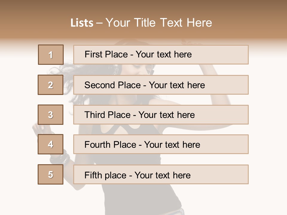 Carefree Top Music PowerPoint Template