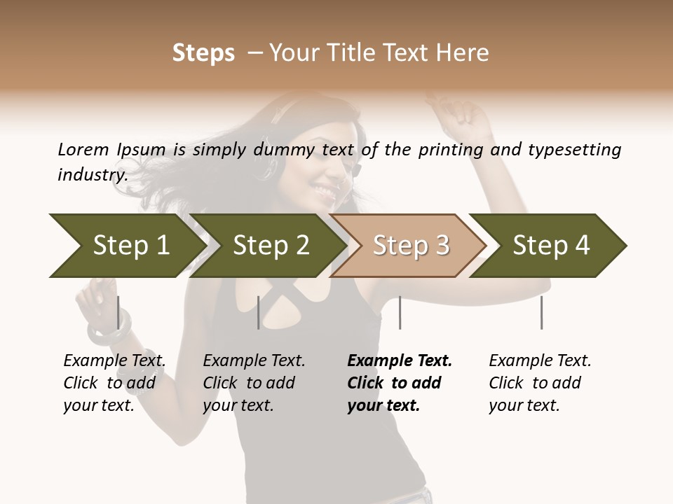 Carefree Top Music PowerPoint Template