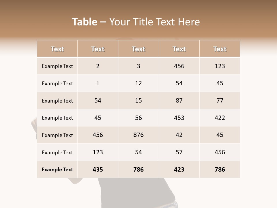 Carefree Top Music PowerPoint Template