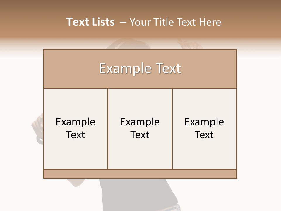 Carefree Top Music PowerPoint Template