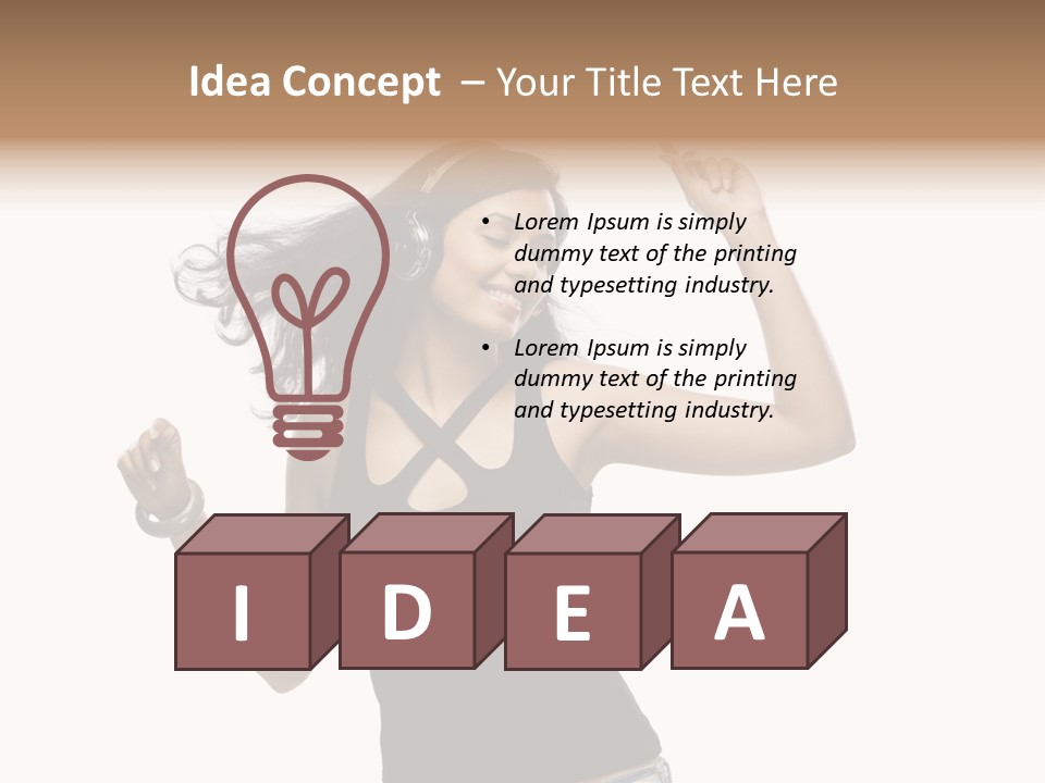 Carefree Top Music PowerPoint Template