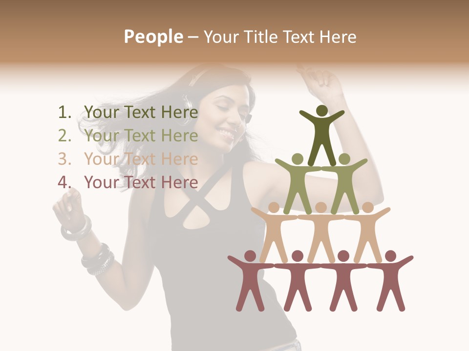 Carefree Top Music PowerPoint Template