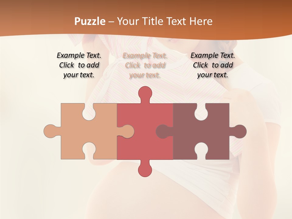 Expectant Shoppingpregnant Woman Waiting For A Desired Baby Pregnancy PowerPoint Template