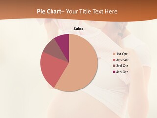 Expectant Shoppingpregnant Woman Waiting For A Desired Baby Pregnancy PowerPoint Template