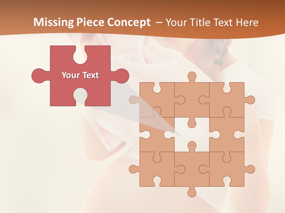 Expectant Shoppingpregnant Woman Waiting For A Desired Baby Pregnancy PowerPoint Template