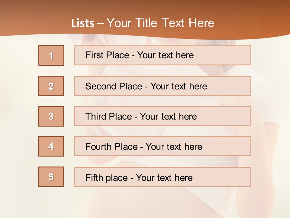 Expectant Shoppingpregnant Woman Waiting For A Desired Baby Pregnancy PowerPoint Template