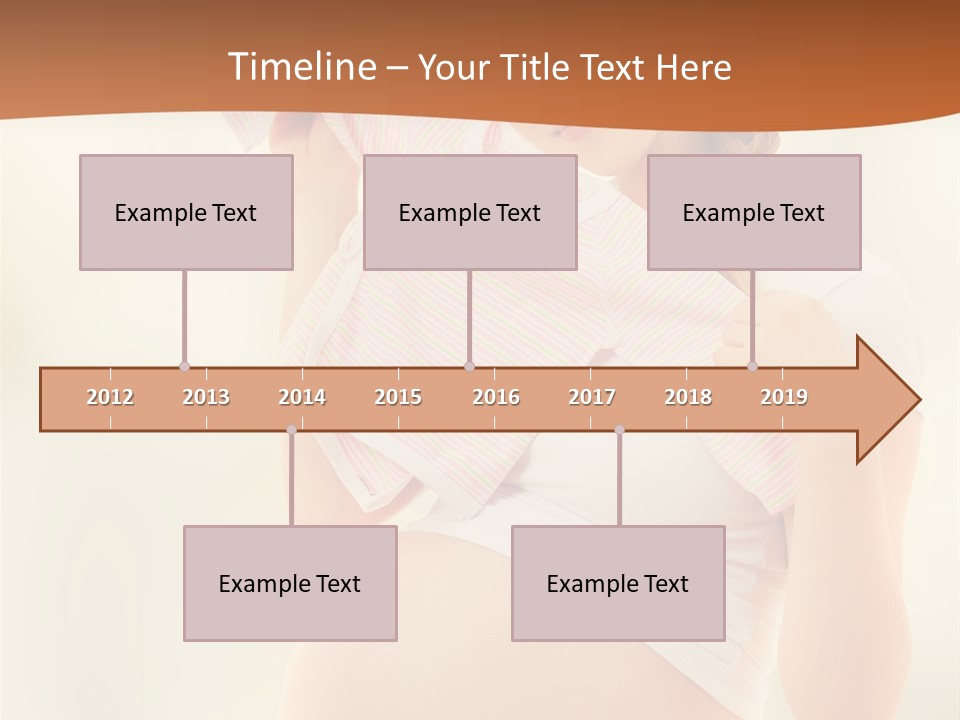 Expectant Shoppingpregnant Woman Waiting For A Desired Baby Pregnancy PowerPoint Template