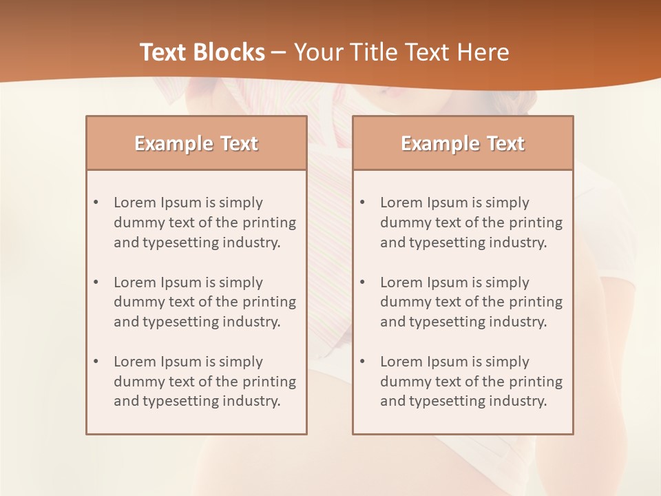 Expectant Shoppingpregnant Woman Waiting For A Desired Baby Pregnancy PowerPoint Template
