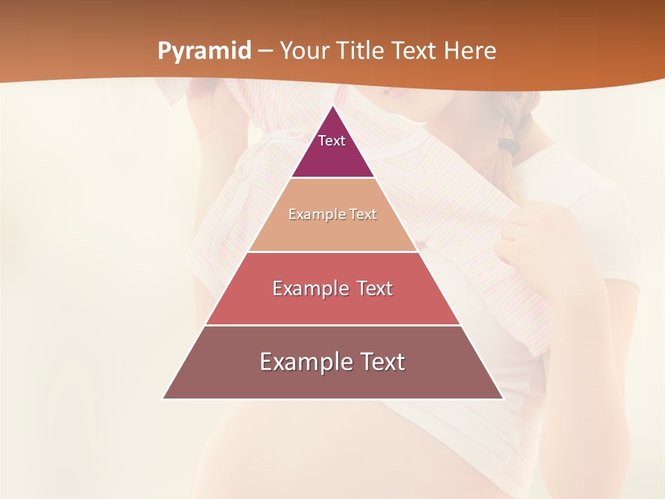 Expectant Shoppingpregnant Woman Waiting For A Desired Baby Pregnancy PowerPoint Template