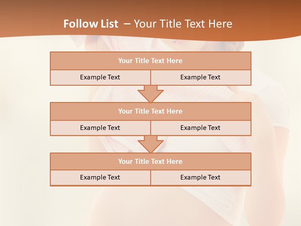 Expectant Shoppingpregnant Woman Waiting For A Desired Baby Pregnancy PowerPoint Template