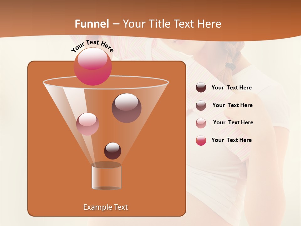 Expectant Shoppingpregnant Woman Waiting For A Desired Baby Pregnancy PowerPoint Template