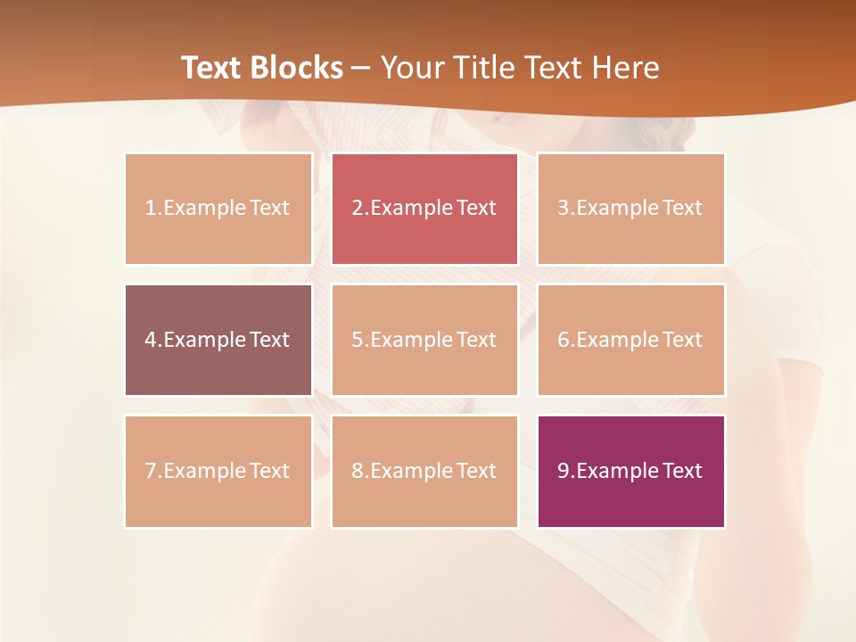 Expectant Shoppingpregnant Woman Waiting For A Desired Baby Pregnancy PowerPoint Template