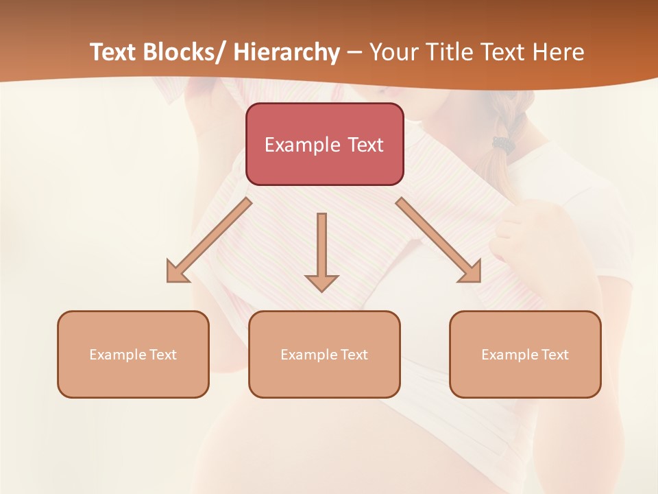 Expectant Shoppingpregnant Woman Waiting For A Desired Baby Pregnancy PowerPoint Template