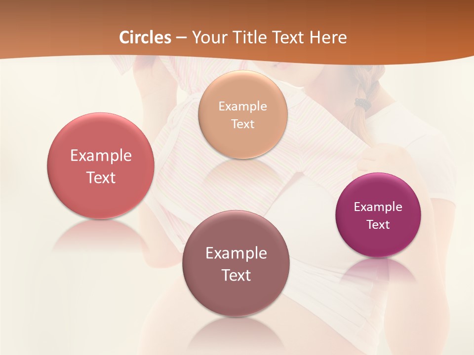 Expectant Shoppingpregnant Woman Waiting For A Desired Baby Pregnancy PowerPoint Template