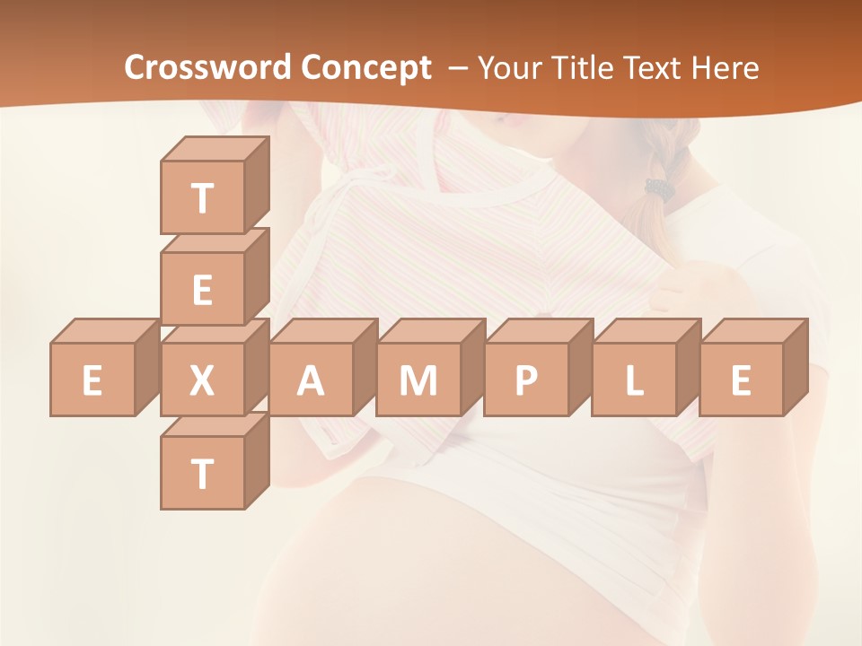 Expectant Shoppingpregnant Woman Waiting For A Desired Baby Pregnancy PowerPoint Template