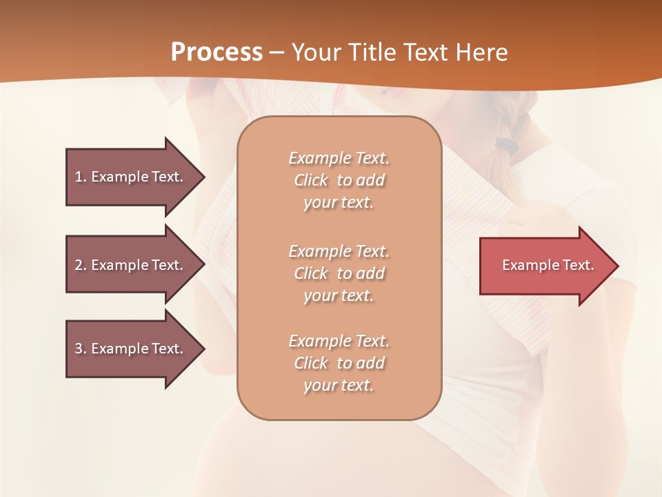 Expectant Shoppingpregnant Woman Waiting For A Desired Baby Pregnancy PowerPoint Template