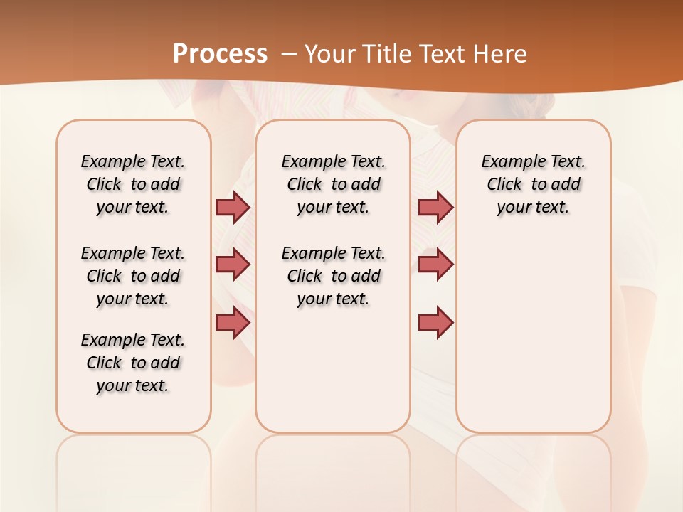 Expectant Shoppingpregnant Woman Waiting For A Desired Baby Pregnancy PowerPoint Template