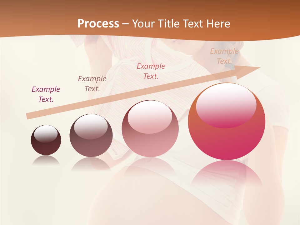 Expectant Shoppingpregnant Woman Waiting For A Desired Baby Pregnancy PowerPoint Template