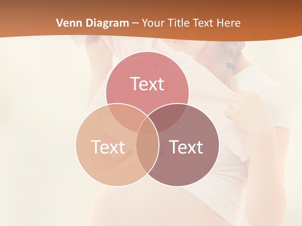 Expectant Shoppingpregnant Woman Waiting For A Desired Baby Pregnancy PowerPoint Template